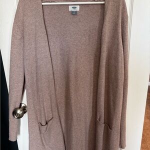 Old Navy Women's Open-Front Long Cardigan - Mauve